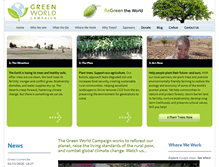 Tablet Screenshot of greenworld.org