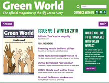Tablet Screenshot of greenworld.org.uk