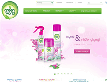 Tablet Screenshot of greenworld.com.tr